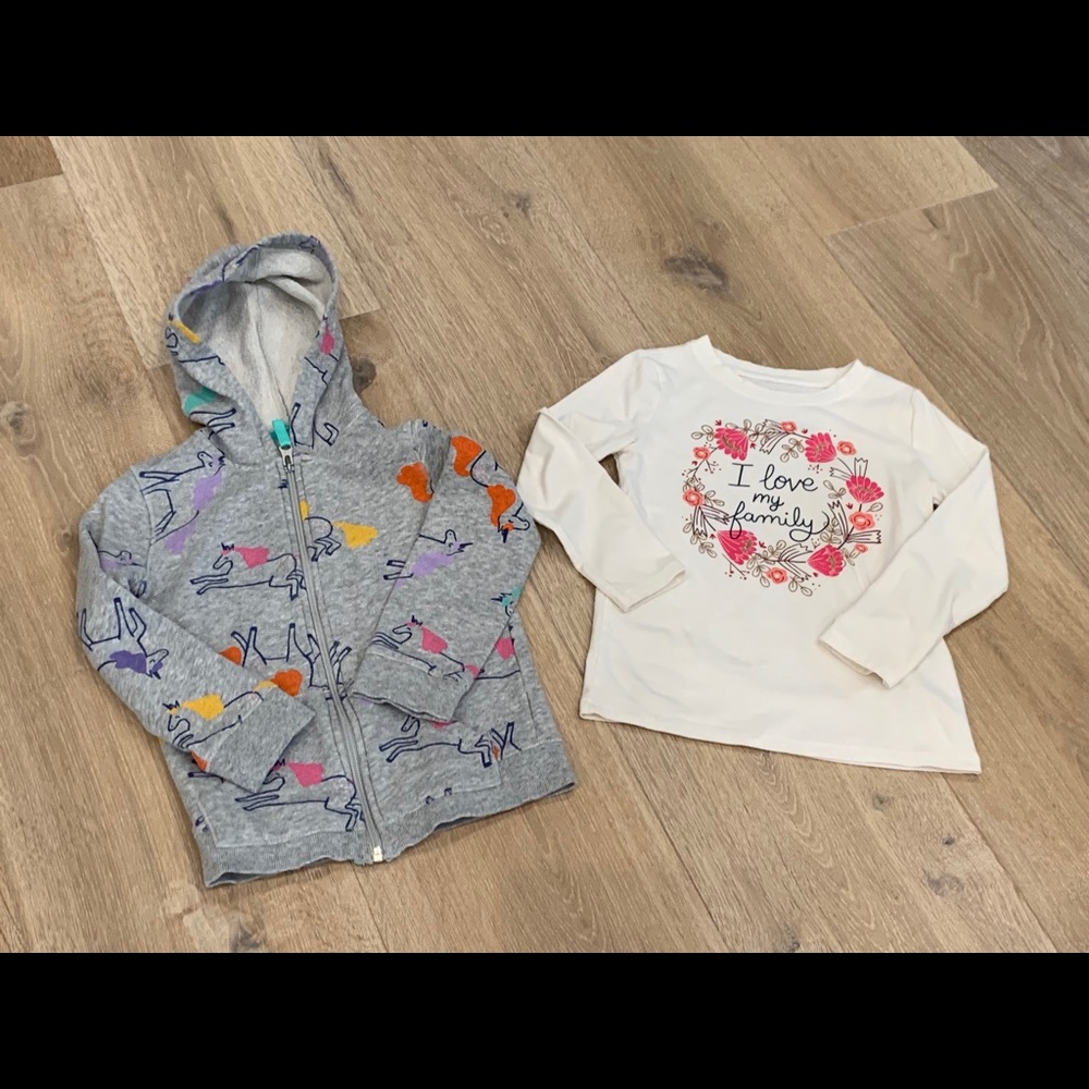 Girls 4/5 Cat &Jack Long Sleeves